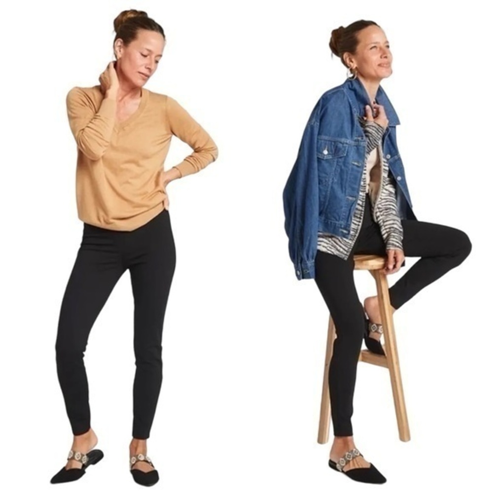 Betabrand Skinny-Leg | Classic Dress Pant‎ Yoga Pants (Women’s Petite Large)